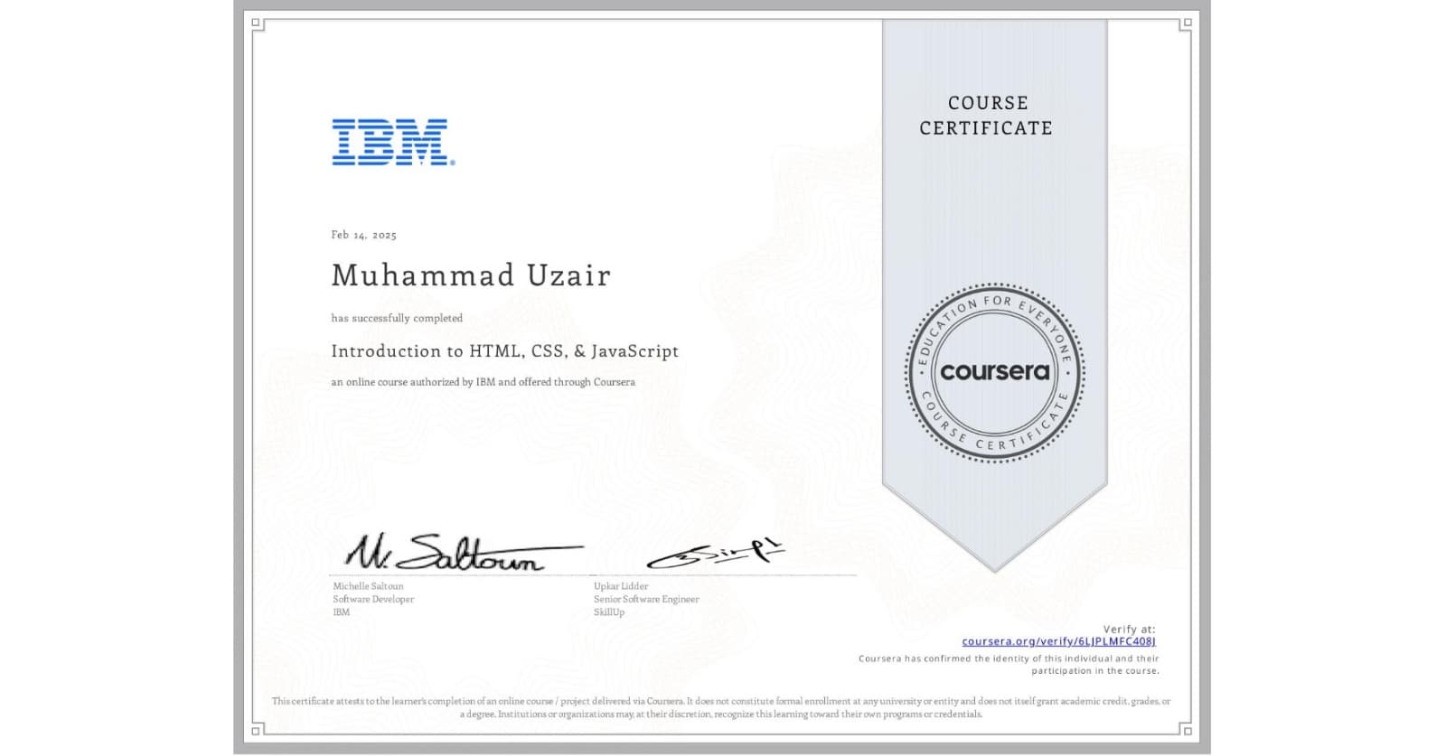 T3 Stack Certification