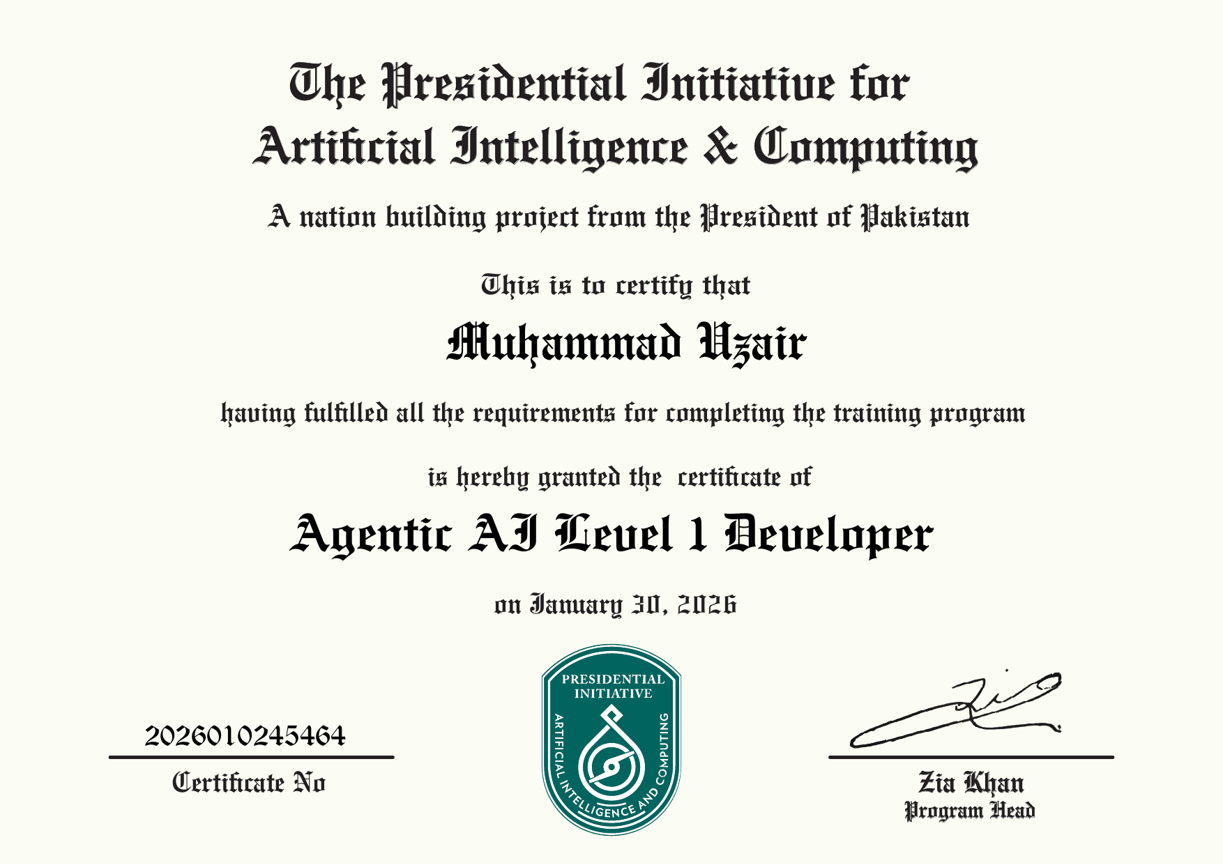 Agentic AI Level One